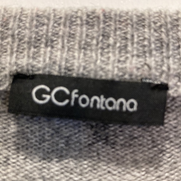GC Fontana Stars Twin Set Merino Cashmere Blend Sweater Size 46 - Cardigan - Picture 2 of 4